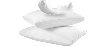 down and feather pillow