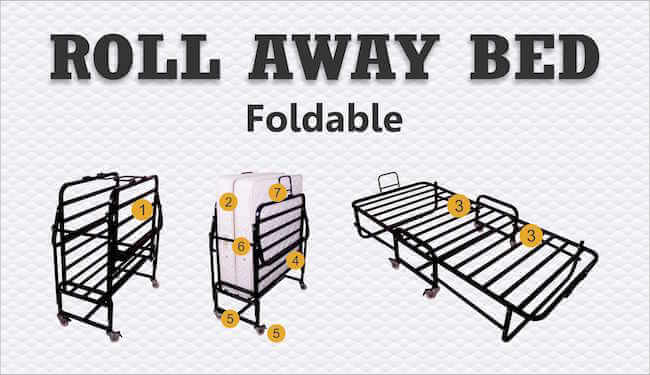 extra foldable bed for hotel